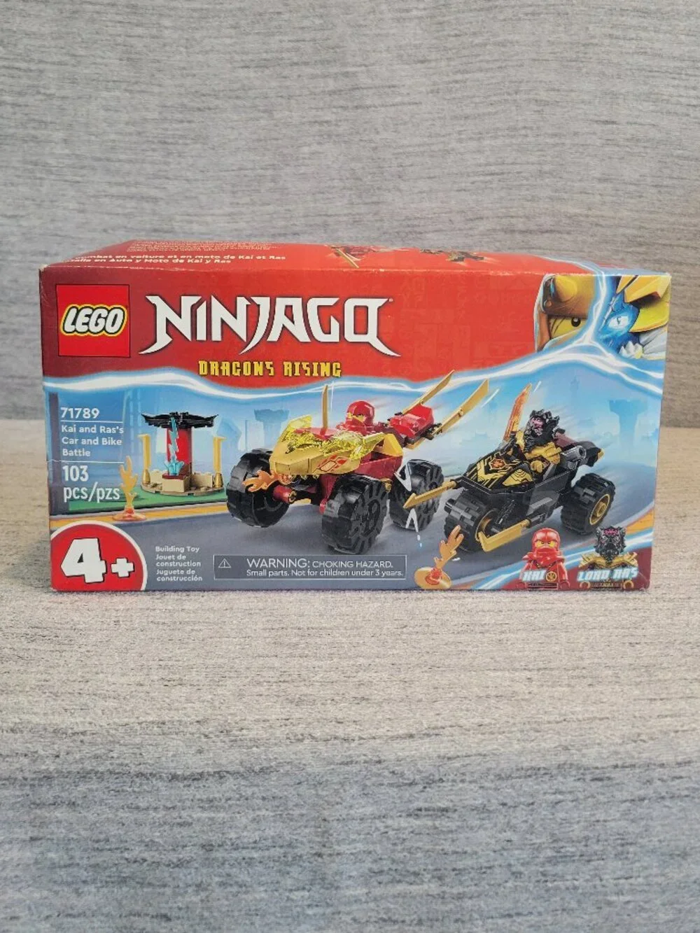 Lego Ninjago Kai and Ras's Car and Bike Battle 71789